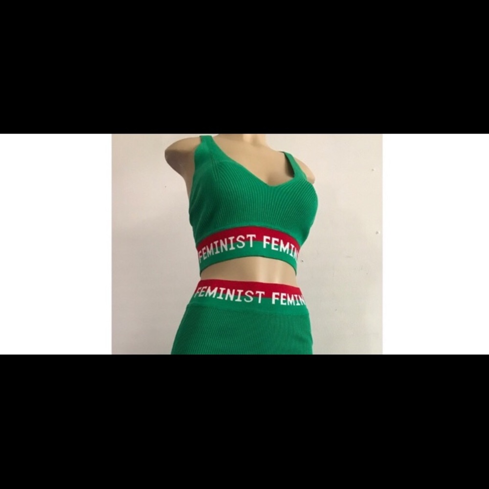 Feminist crop top